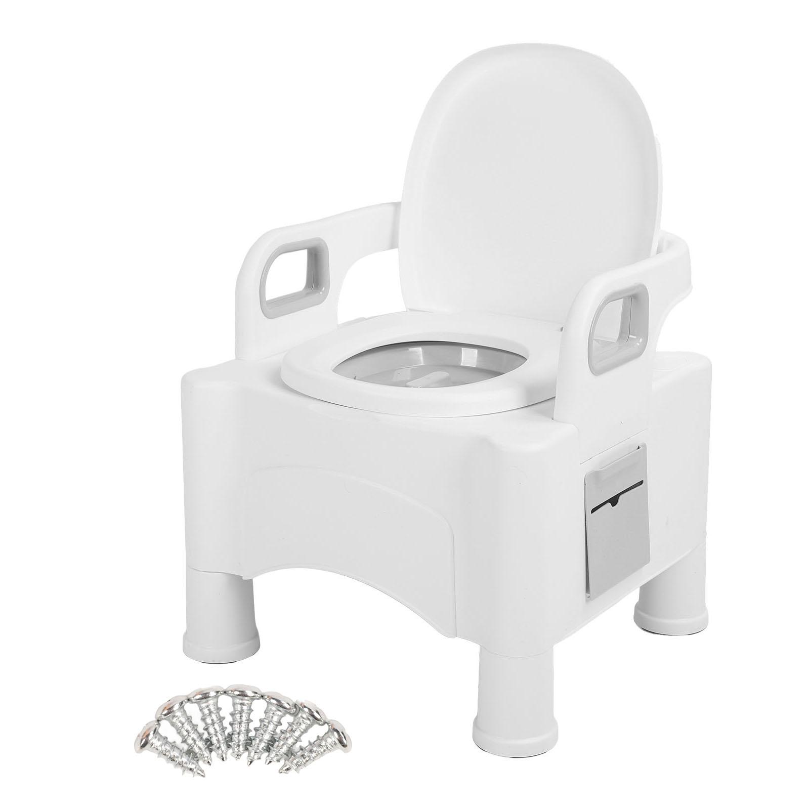 Прикроватный мобильный туалет с регулируемой высотой для беременных женщин, переносной прикроватный туалет для