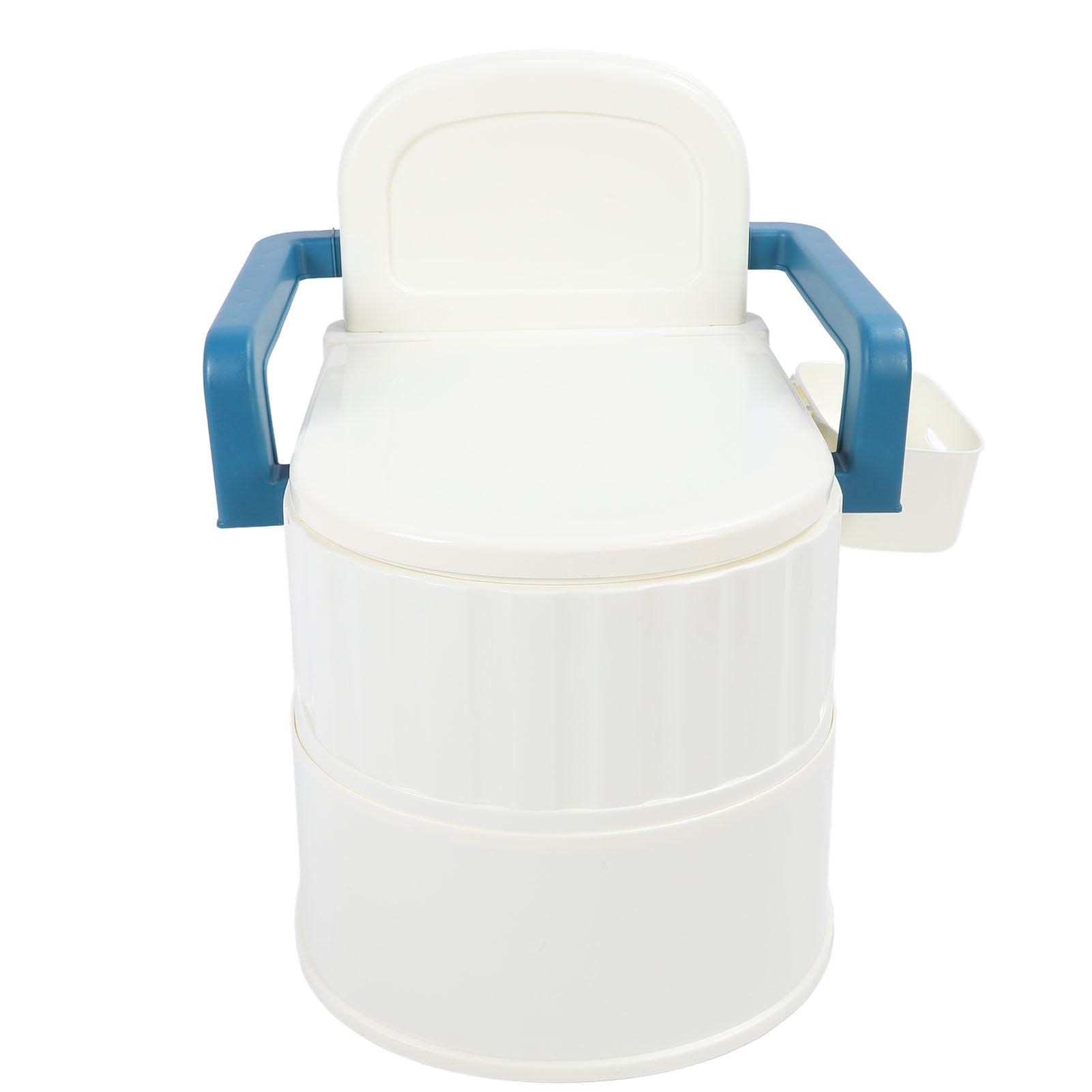 Прикроватный туалетный столик Съемные подлокотники Мягкая полиуретановая амортизация Нескользящая двойная крышка Прикроватный горшок